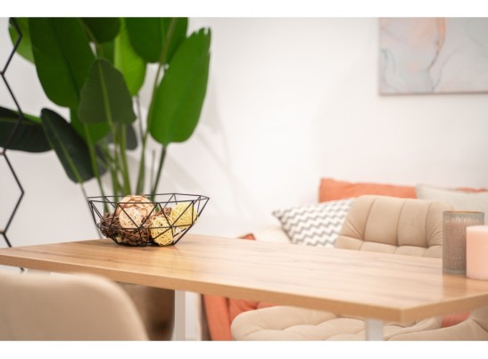 Стол Лота Лофт 120х74х75 25 мм дуб вотан / матовый белый в Ростове-на-Дону