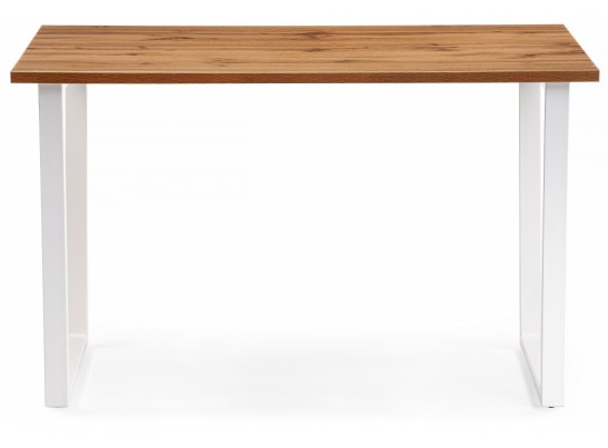 Стол Лота Лофт 120х74х75 25 мм дуб вотан / матовый белый в Ростове-на-Дону
