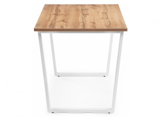 Стол Лота Лофт 120х74х75 25 мм дуб вотан / матовый белый в Ростове-на-Дону