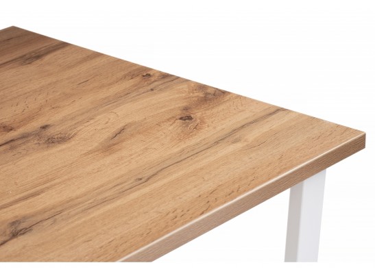 Стол Лота Лофт 120х74х75 25 мм дуб вотан / матовый белый в Ростове-на-Дону