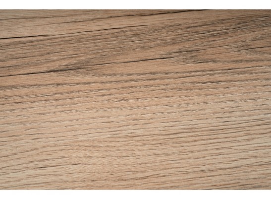 Стол Лота Лофт 140х80х75 25 мм черный матовый / дуб делано светлый в Ростове-на-Дону