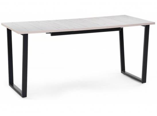 Стол раскладной Лота Лофт 120(160)х75х75 25 мм черный матовый / юта в Ростове-на-Дону