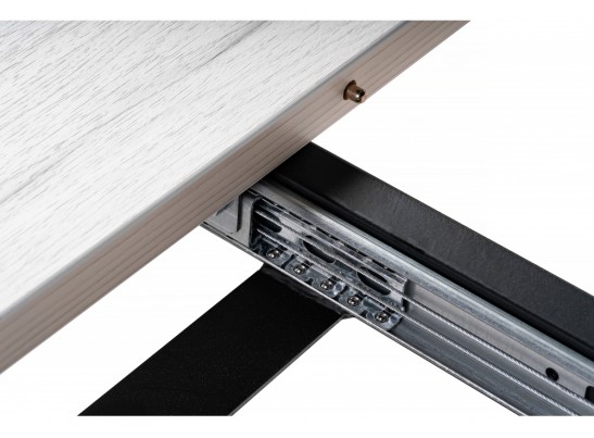 Стол раскладной Лота Лофт 120(160)х75х75 25 мм черный матовый / юта в Ростове-на-Дону