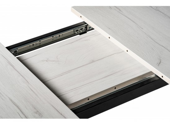 Стол раскладной Лота Лофт 120(160)х75х75 25 мм черный матовый / юта в Ростове-на-Дону