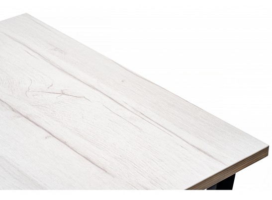 Стол раскладной Лота Лофт 120(160)х75х75 25 мм черный матовый / юта в Ростове-на-Дону