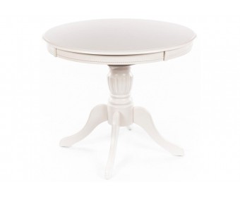 Стол раскладной Toskana 90(125)х90х75 молочно-белый