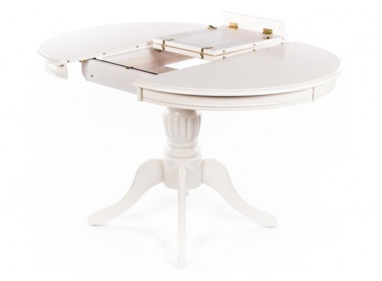 Стол раскладной Toskana 90(125)х90х75 молочно-белый в Ростове-на-Дону