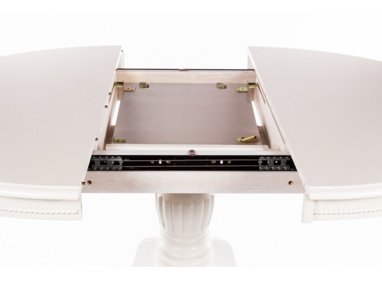 Стол раскладной Toskana 90(125)х90х75 молочно-белый в Ростове-на-Дону