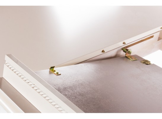 Стол раскладной Toskana 90(125)х90х75 молочно-белый в Ростове-на-Дону