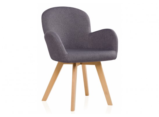 Стул Asia wooden legs / grey fabric в Ростове-на-Дону