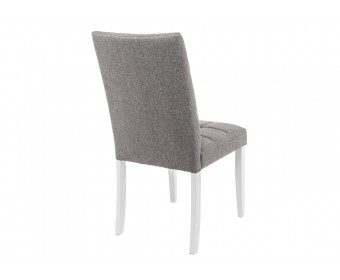 Стул Madina white / fabric pebble