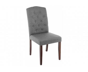 Стул Menson dark walnut / fabric grey