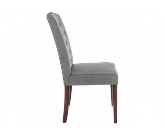 Стул Menson dark walnut / fabric grey