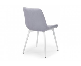 Стул на металлокаркасе Алст velutto 49 / белый