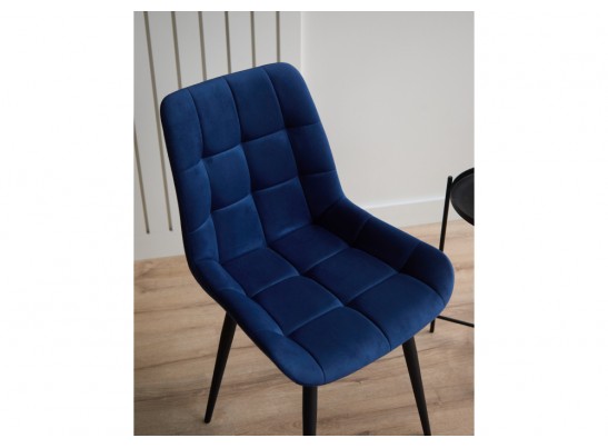 Стул на металлокаркасе Челси 360 К синий (zd 798) / черный в Ростове-на-Дону