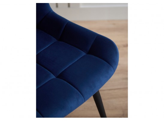 Стул на металлокаркасе Челси 360 К синий (zd 798) / черный в Ростове-на-Дону