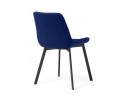 Стул на металлокаркасе Челси синий / черный в Ростове-на-Дону