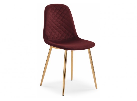 Стул на металлокаркасе Dabl wine red / gold в Ростове-на-Дону