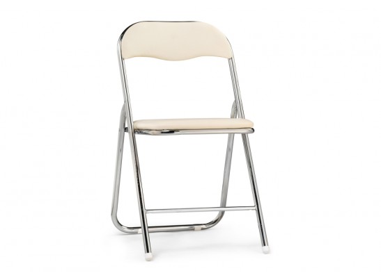 Стул на металлокаркасе Fold 1 складной beige / chrome в Ростове-на-Дону