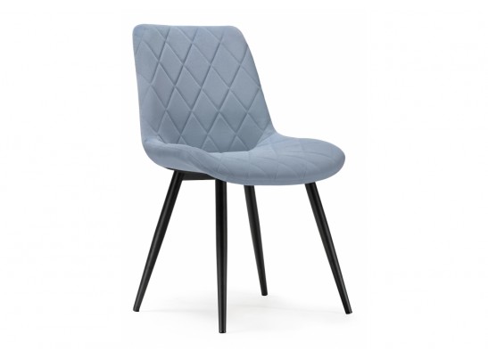 Стул на металлокаркасе Fox black / light blue в Ростове-на-Дону