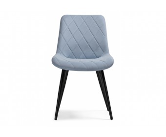 Стул на металлокаркасе Fox black / light blue