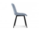 Стул на металлокаркасе Fox black / light blue в Ростове-на-Дону