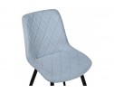 Стул на металлокаркасе Fox black / light blue в Ростове-на-Дону