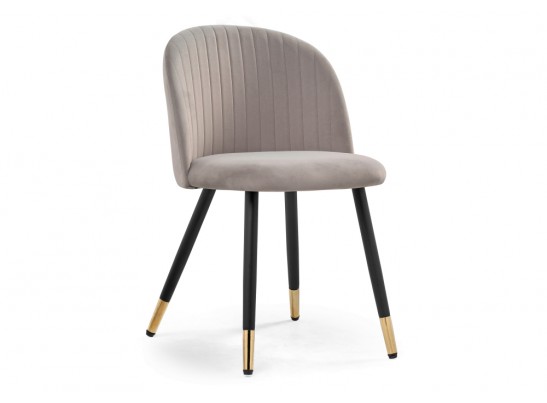 Стул на металлокаркасе Gabi latte / black / gold в Ростове-на-Дону