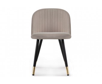Стул на металлокаркасе Gabi latte / black / gold