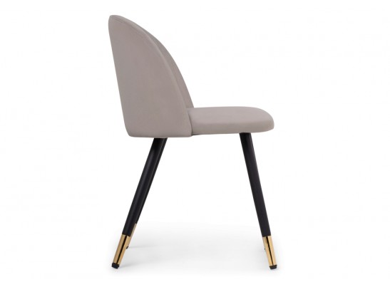 Стул на металлокаркасе Gabi latte / black / gold в Ростове-на-Дону