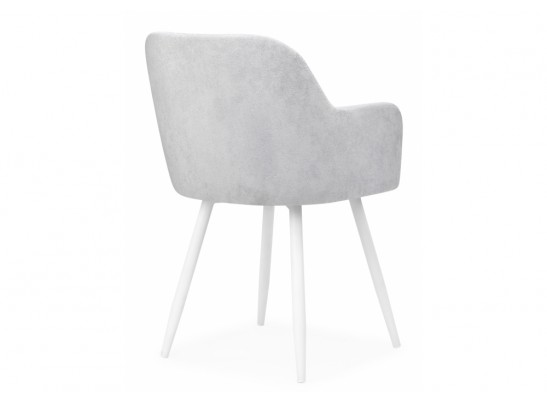 Стул на металлокаркасе Инфини светло-серый (ocean 021) / белый в Ростове-на-Дону