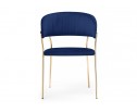 Стул на металлокаркасе Kamelia dark blue / gold в Ростове-на-Дону