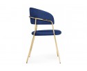 Стул на металлокаркасе Kamelia dark blue / gold в Ростове-на-Дону