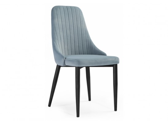 Стул на металлокаркасе Kora light blue / black в Ростове-на-Дону