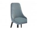 Стул на металлокаркасе Kora light blue / black в Ростове-на-Дону
