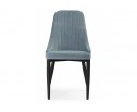 Стул на металлокаркасе Kora light blue / black в Ростове-на-Дону