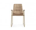 Стул на металлокаркасе Lana beige / gold в Ростове-на-Дону