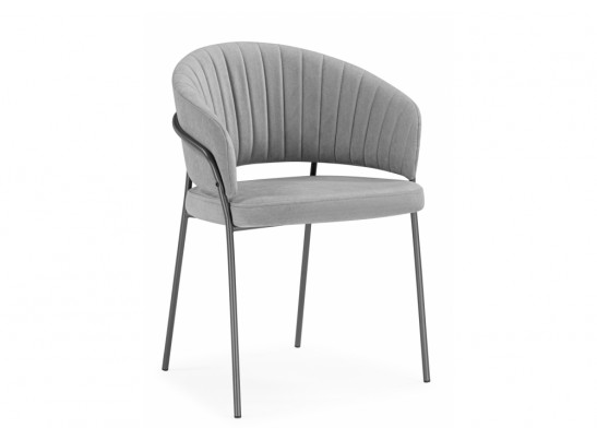 Стул на металлокаркасе Лео серый brendy monsoon 22 / серый