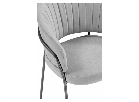 Стул на металлокаркасе Лео серый brendy monsoon 22 / серый