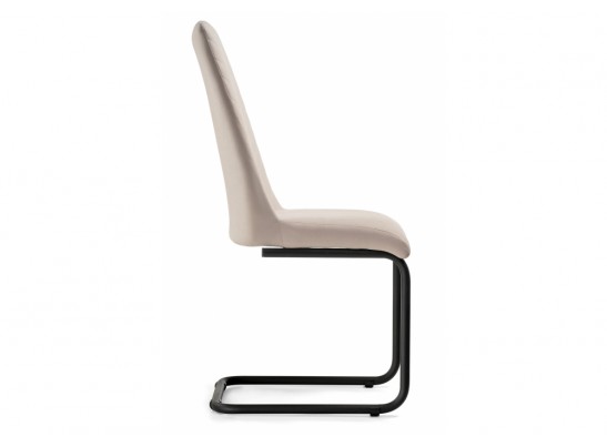 Стул на металлокаркасе Лулла бежевый / черный каркас в Ростове-на-Дону