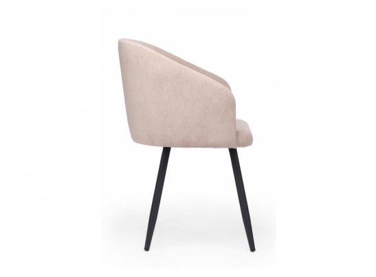 Стул на металлокаркасе Монер 360 латте (glory 10) / черный в Ростове-на-Дону