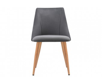 Стул на металлокаркасе Morgan dark gray