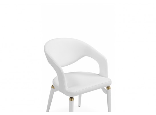 Стул на металлокаркасе Palma white / white and gold в Ростове-на-Дону