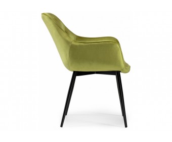 Стул на металлокаркасе Remo khaki / black