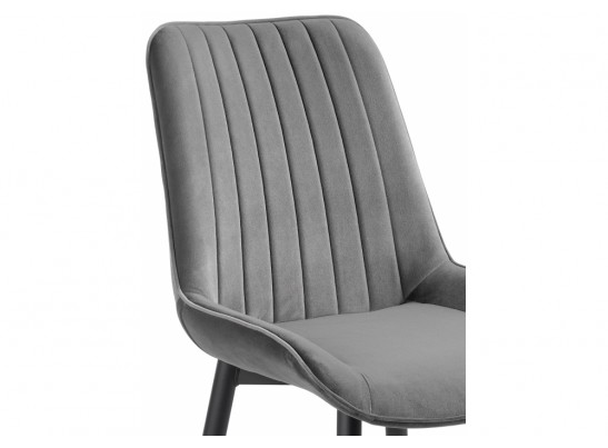 Стул на металлокаркасе Seda 1 dark gray / black / gold в Ростове-на-Дону