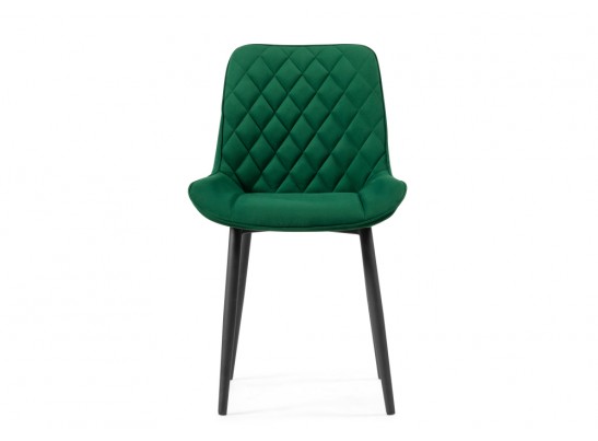 Стул на металлокаркасе Седа ромб зеленый / черный в Ростове-на-Дону