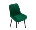 Стул на металлокаркасе Седа ромб зеленый / черный в Ростове-на-Дону
