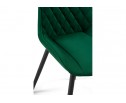 Стул на металлокаркасе Седа ромб зеленый / черный в Ростове-на-Дону