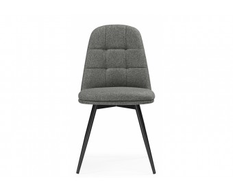 Стул на металлокаркасе Texas 1 поворотный светло-серый / черный Стул на металлокаркасе Texas 1 поворотный светло-серый / черный