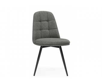 Стул на металлокаркасе Texas 1 поворотный светло-серый / черный Стул на металлокаркасе Texas 1 поворотный светло-серый / черный